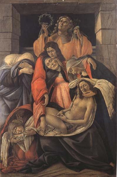 Sandro Botticelli Lament for Christ Dead Sweden oil painting art